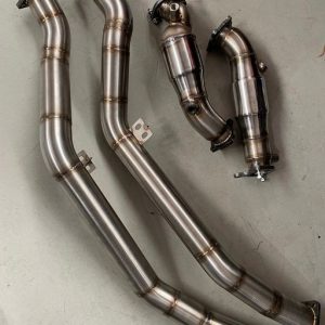 Dynomotive-Built-Kia-Stinger-GT Dump-pipe-Cat-delete-pipe-package